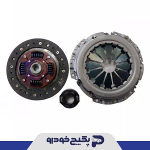 دیسک و صفحه و بلبرینگ کلاچ ( کیت کلاچ ) با بلبرینگ بدون شاخک R2 رانا tu5 ( مدل 90 الی 96 ) پژو 405 - پارس - پژو 206 109901 جی ای اس پی ( نقدی )