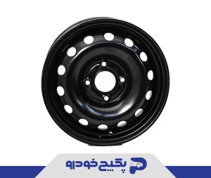 رینگ چرخ فولادی ( سایپا ) پژو 206 1507064 اماتا صمد