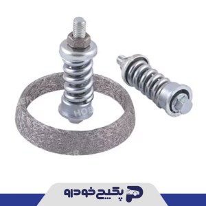 کیت کامل گلویی اگزوز ( با پیچ و مهره ) پژو 206 -رانا 219603 جی ای اس پی