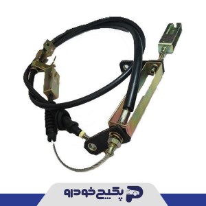 کابل ترمز دستی ( شاخه اصلی - باک پلیمری ) تیبا - ساینا - کوئیک 2207048 اماتا صمد