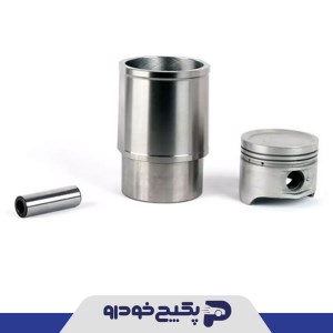 کیت بوش و پیستون با گژن پین ( دست کامل ) پژو 206 تیپ 2 و 3- 222953 جی ای اس پی