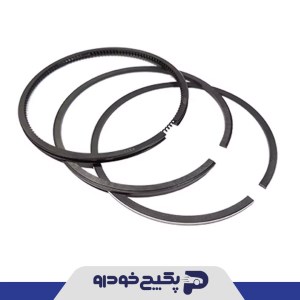 رینگ پیستون استاندارد ( دست کامل ) پژو 206 تیپ 2 و 3 - 222962 جی ای اس پی