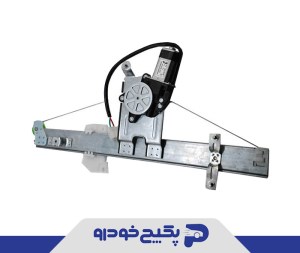 شیشه بالابر برقی جلو چپ ( طرح زانتیا ) پراید 506011 جی ای اس پی