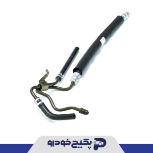 مجموعه شیلنگ پمپ هیدرولیک فرمان ( فشار قوی + فشار ضعیف ) تیبا 528098 جی ای اس پی