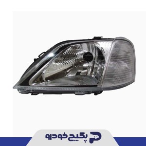 چراغ جلو چپ با موتور و سوکت راهنما ال 90 10015 مدرن