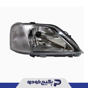 چراغ جلو راست با موتور و سوکت راهنما ال 90 10016 مدرن