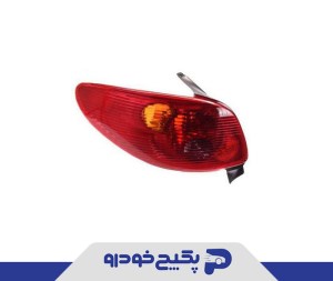 چراغ خطر عقب چپ پژو 206 هاچبک 20051 فن اوران