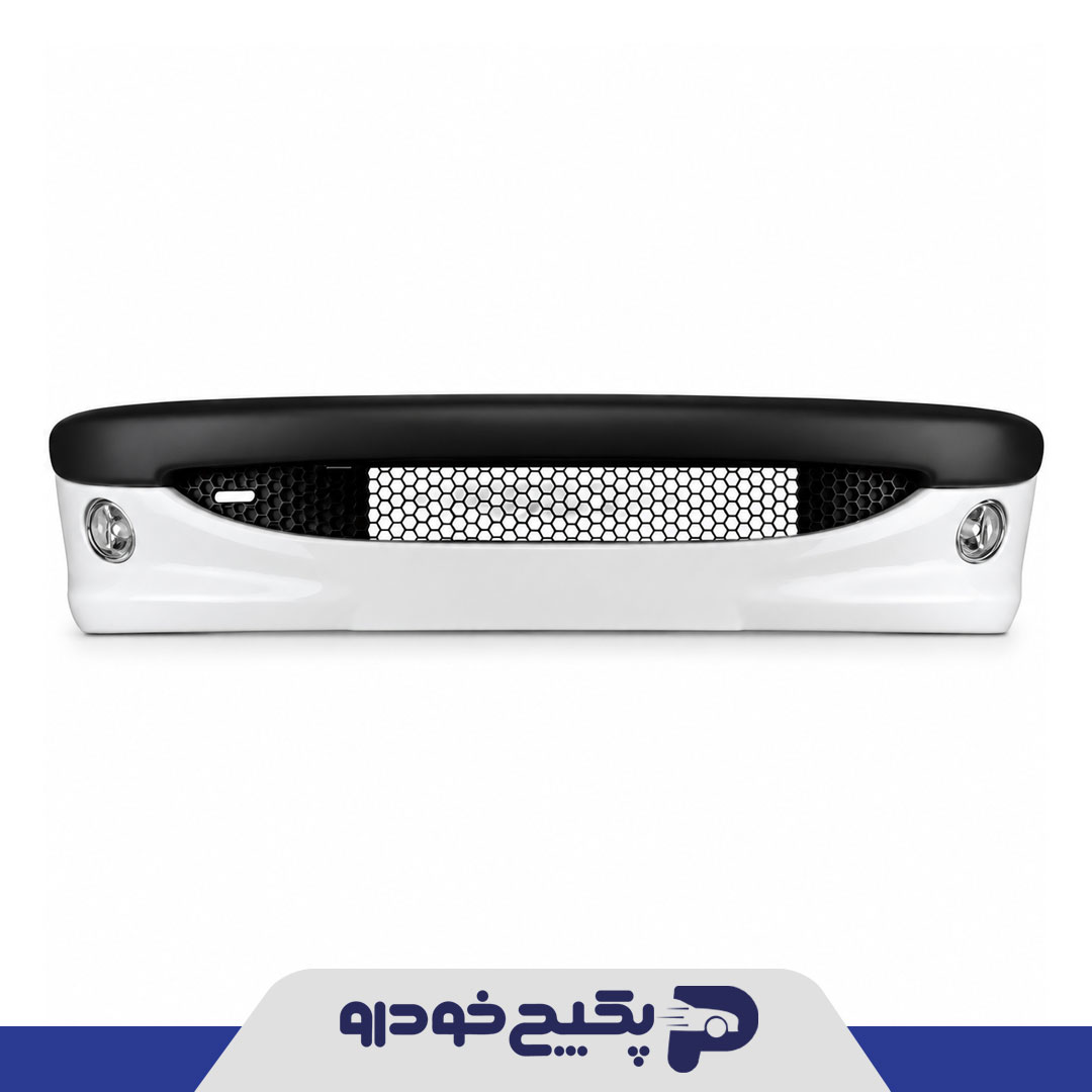 پوسته سپر جلو سفید پژو 206 20059 میبا پلیمر