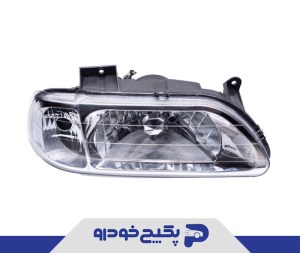 چراغ جلو راست بزل مشکی فابریک پراید 131 210027 NG CO