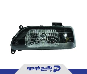 چراغ جلو چپ بزل مشکی فابریک پراید 131 210028 NG CO