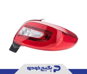 چراغ خطر عقب چپ قرمز سفید پژو 207 210154 NG CO