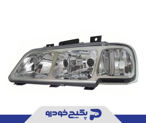چراغ جلو طرح پارس کروم ( دست کامل ) پژو 405 220652 NG CO