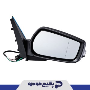 اینه برقی ( 4 فیش ) راهنما دار راست جدید پژو 405 40145 اریان خودرو