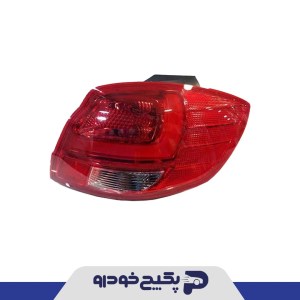 چراغ خطر عقب راست کوییک بدنه ( گلگیر با لامپ و دسته سیم ) 50126 فن اوران