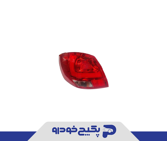 چراغ خطر عقب راست کوییک بدنه ( گلگیر با لامپ و دسته سیم ) 50126 فن اوران