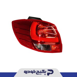 چراغ خطر عقب چپ کوییک بدنه ( گلگیر با لامپ و دسته سیم ) 50127 فن اوران