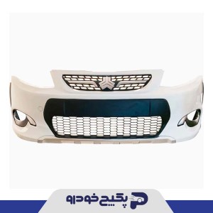 پوسته سپر جلو سفید کوئیک 50145 اریان خودرو