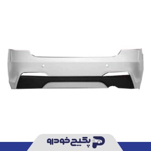 مجموعه سپر عقب سفید ساینا اس 50181 میبا پلیمر